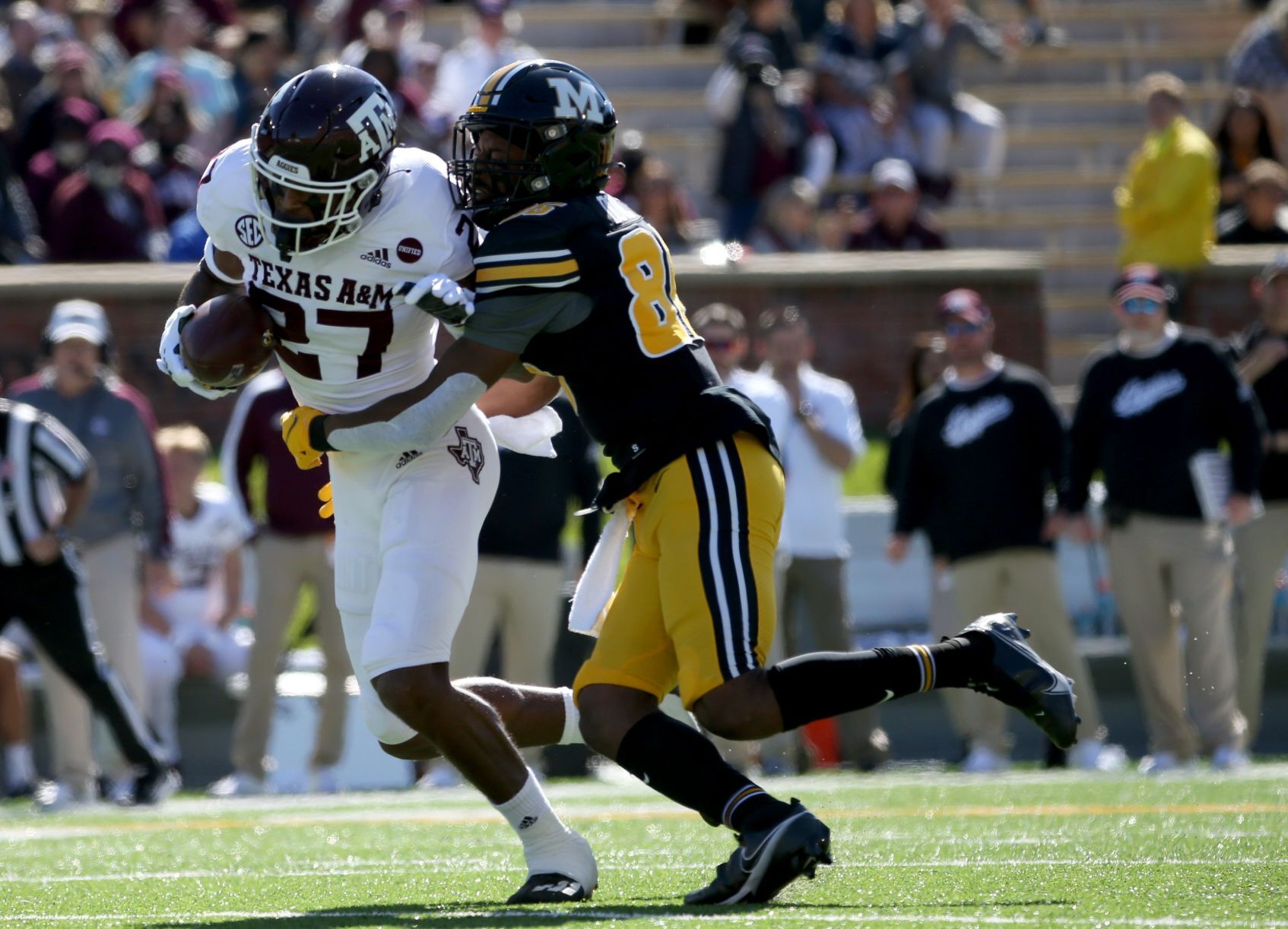 Texas A&M beats Missouri 35-14